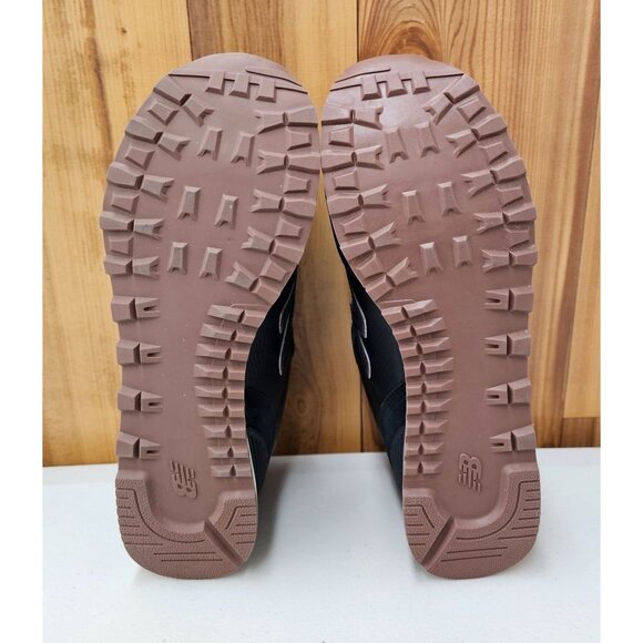 New Balance 515 Classic Black Brown Leather Men's Sneakers Size 8.5 - Picture 8 of 11